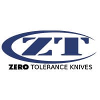 the logo for zero tolerance knives.