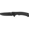 A Zero Tolerance - 0450CF Dmitry Sinkevich S35VN Carbon Fiber Handle knife on a black background.