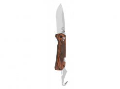 Benchmade 15060 2 Grizzly Creek S30V Blade Steel Dymondwood Handle with Gut Hook Front Side All Open Vertical
