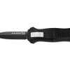 Benchmade 3350BK Mini Infidel Black D2 Tool Steel Blade Black Aluminum Handle Front Side Open