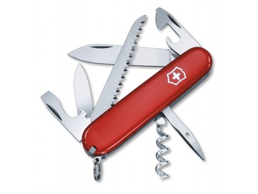 Victorinox Camper Red 91mm Front Side Open