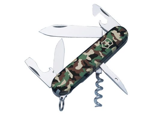 Victorinox Spartan Camo 91mm Front Side All Tools Open