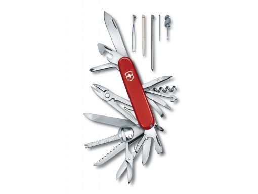 Victorinox Swisschamp Red 91mm Front Side All Tools Open