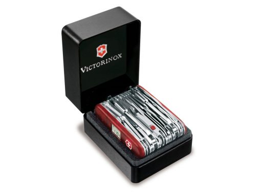 Victorinox Swisschamp XAVT Ruby 91mm Box Open