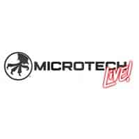 microtech live logo on a white background.