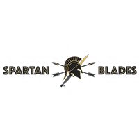 spartan blades logo on a white background.