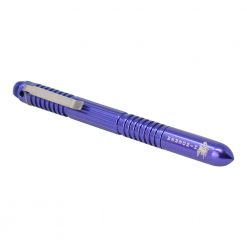 Hinderer Extreme Duty Polished Purple Ano Aluminum Pen Cap On