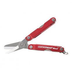 Leatherman Micra Multi Tool Knife Red (10 Tool) Front Side Open
