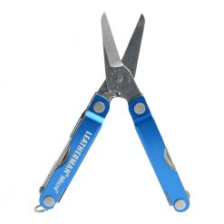 Leatherman Micra Multi Tool Knife Blue (10 Tool) Front Side Open