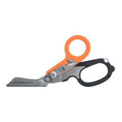 Leatherman Raptor Multi-Tool Scissors Orange/Black Handle Front Side Open