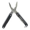 A Leatherman Squirt PS4 Multi Tool Black with a black handle.