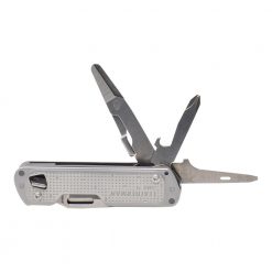 Leatherman Free T4 Multi Tool Stainless Steel Front Side Open