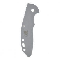 Hinderer XM-18 3.5 inches G-10 Textured Scale Grey Back Side