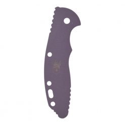 Hinderer XM-18 3.5 inches G-10 Scale Textured Purple Back Side
