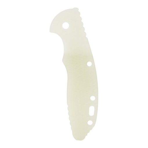 Hinderer XM-18 3.5" G-10 Scale Textured Translucent Green Front Side