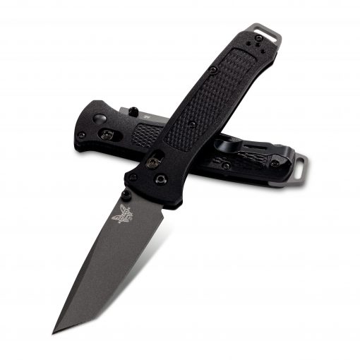 Benchmade Bailout Grey CPM-3V Tanto Blade Black Grivory Handle Both