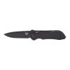 Benchmade Tactical Triage Black Blade Black G-10 Handle Front Side Open