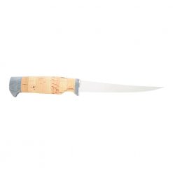 White River Fillet Knife 440C Blade Cork Handle Back Side No Sheath