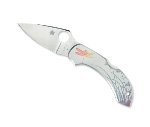 Spyderco Dragonfly Tattoo Lockback Knife VG-10 Blade