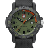 Luminox Leatherback Sea Turtle Giant 0320 Series 0337 Green/Black Front Side Closed Center