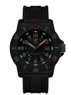 Luminox Black OPS 8880 Series 8881 Black/White Front Side Closed Center