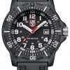 Luminox Black OPS 8880 Series 8881 Black/White Front Side Closed Center