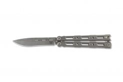 Benchmade 85 Ti Bali-Song FPR S30V Blade Titanium Handle Front Side Open