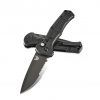 Benchmade Claymore Auto D2 Combo Blade Black Grivory Handle Both