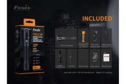 Fenix TK22UE Tactical Flashlight - 1600 Lumens Infographic 8