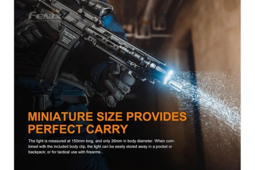 Fenix TK22UE Tactical Flashlight - 1600 Lumens Infographic 2