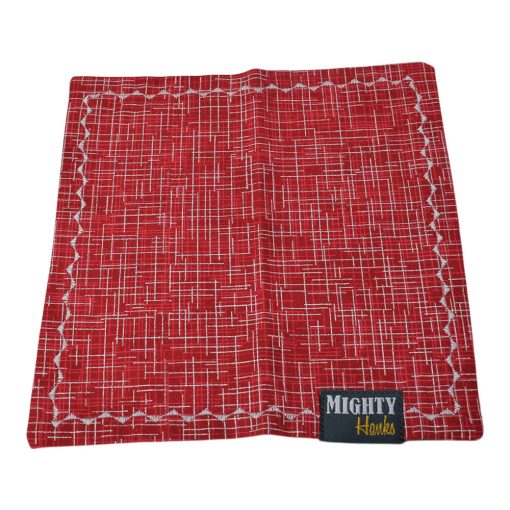 Mighty Hanks Handkerchief Ruby Slash Mighty Mini with Microfiber Open