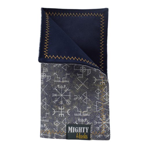 Mighty Hanks Handkerchief Viking Runes Mighty Mini with Microfiber Closed