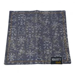 Mighty Hanks Handkerchief Viking Runes Mighty Mini with Microfiber Open