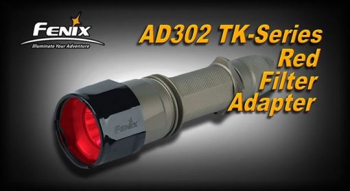 Fenix AD302R TK-Series Red Filter Adapter Infographic 2
