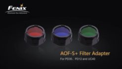 Fenix AOF-SB Blue Filter Adapter Infographic 1