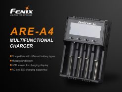 Fenix ARE-A4 Multifunctional Battery Charger Infographic 2