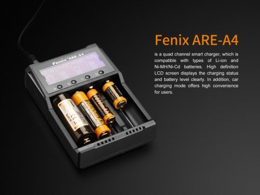 Fenix ARE-A4 Multifunctional Battery Charger Infographic 3