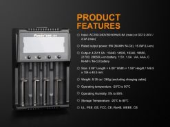 Fenix ARE-A4 Multifunctional Battery Charger Infographic 7