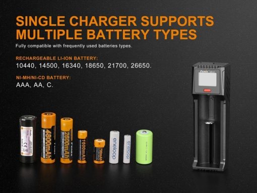 Fenix ARE-D1 Single Channel Smart Battery Charger Infographic 3