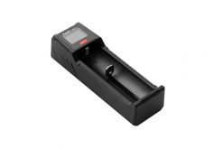 Fenix ARE-D1 Single Channel Smart Battery Charger Front Side Angled Right
