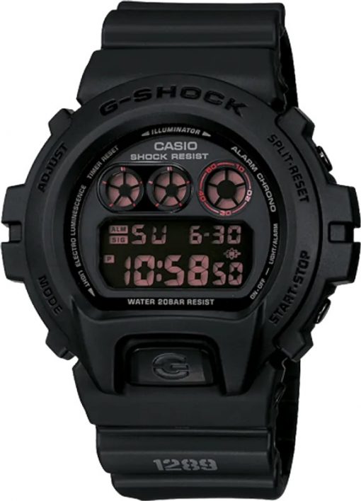 G-Shock Digital Master of G Black DW6900MS-1 Front Side Closed Center Angled