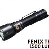 Fenix TK26R Tactical Flashlight - 1500 Lumens Front Side Angled With Title