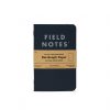 Field Notes Pitch Black Memo Book (48 Pages) Front Side Center
