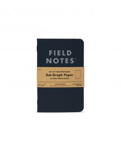 Field Notes Pitch Black Memo Book (48 Pages) Front Side Center