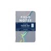 Field Notes Coastal: East - Reticle Grid Paper Memo Book 3 Pack (48 Pages) Front Side Center
