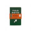 Field Notes Mile Marker - Dot Graph Paper Memo Book 3 Pack (48 Pages) Front Side Center