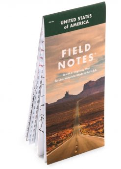 Field Notes National Highway Map Front Side Angled