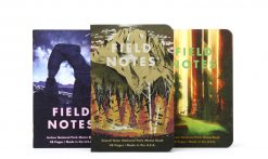 Field Notes National Parks Series D Grand Teton/Arches/Sequoia - Graph Paper Memo Book 3 Pack (48 Pages) Front Side Center Separate