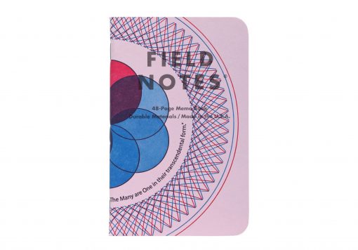 Field Notes United States of Letterpress 3 Pack A - Graph Paper Memo Books (48 Pages) Front Side Single