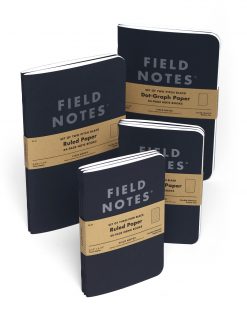 Field Notes Pitch Black Dot Graph Paper Note Book (64 Pages) Family